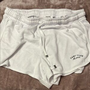 Ardene White Surf Club Aloha Shorts